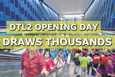 Thousands check out Downtown Line 2 on opening day