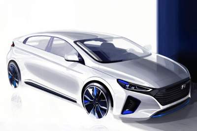 Hyundai reveals exterior and interior rederings of new IONIQ