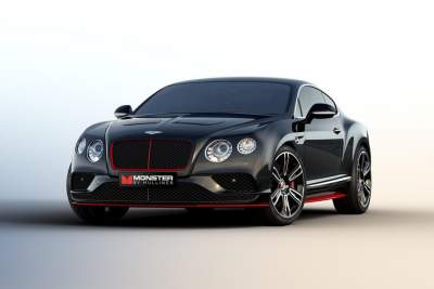 Bentley and Monster debut 'Monster by Mulliner' Continental GT V8 S at CES 2016