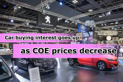 COE price falls drive up interest in car buying