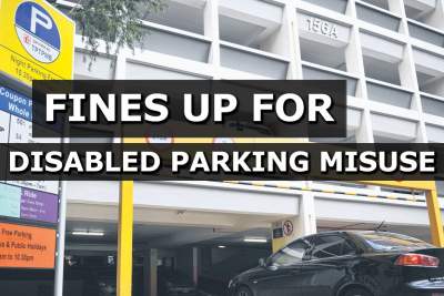 Fines up for misusing disabled parking spaces