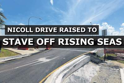 Nicoll Drive being raised to stave off rising sea levels