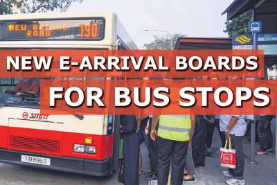 LTA testing new e-paper arrival boards for bus stops