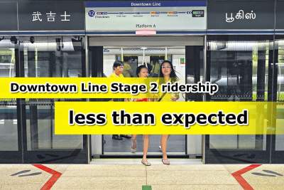 New stage on Downtown Line sees 214k trips daily