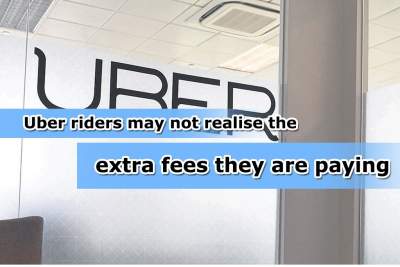 Uber passengers may be paying extra fees for their credit card payment