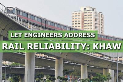 Khaw Boon Wan says rail reliability best left for engineers to address