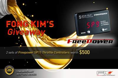Two sets of Freepower SP11 Throttle Controllers to be won!