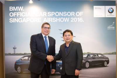 BMW appointed as official limousine for Singapore Airshow 2016