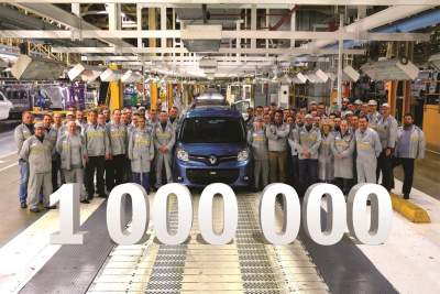 Renault rolls out its millionth Kangoo from the Maubeuge plant