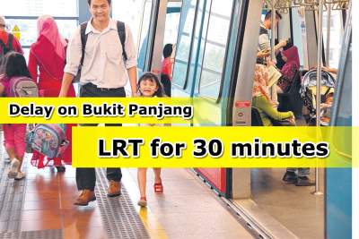 Bukit Panjang LRT experiences delay