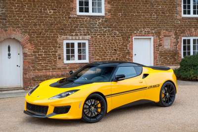 The unveiling of the new Lotus Evora Sport 410