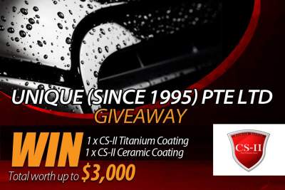 CS-II Titanium Coating and Ceramic Coating worth up to $3,000 to be won!