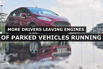 More drivers leaving parked vehicles with engines running