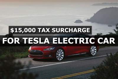 Tesla Model S electric car slapped with $15,000 tax surcharge