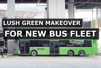 It's a Lush Green makeover for new bus fleet