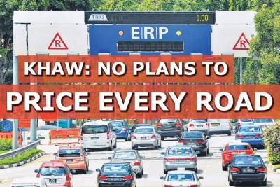 No plans for new ERP system to price every road, says Khaw