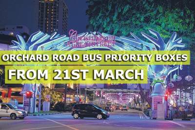 Orchard Road bus priority boxes to start on Monday