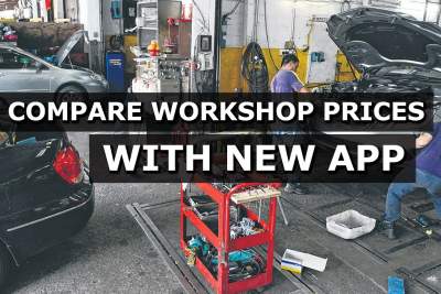 New app allows users to compare workshop prices