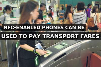Commuters can use compatible NFC phones to pay bus and train fares