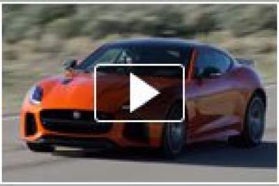 Michelle Rodriguez drives the Jaguar F-TYPE SVR to its 323km/h top speed