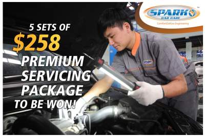 Five sets of Premium Servicing Package to be won!