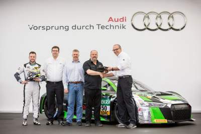 Audi delivers 50th new generation R8 LMS race car
