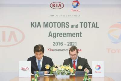 Kia Motors and Total Lubrifiants renew partnership
