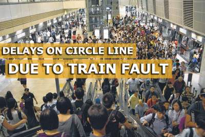 Delays for Circle Line commuters on Friday morning due to train fault