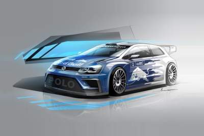 Volkswagen teases 2017 Polo R WRC with concept sketch