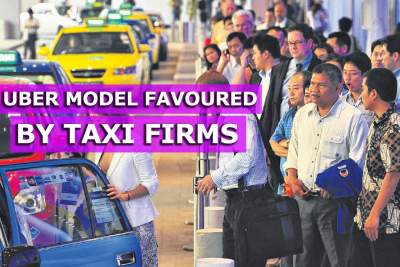 Uber business model getting popular with taxi firms