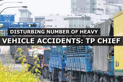 Number of heavy vehicle accidents disturbing: TP chief