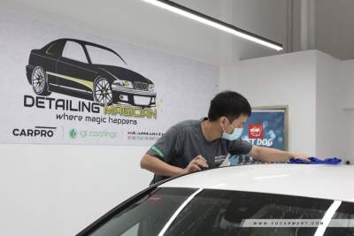 The meticulous groomer that specialises in car paint correction and coating service