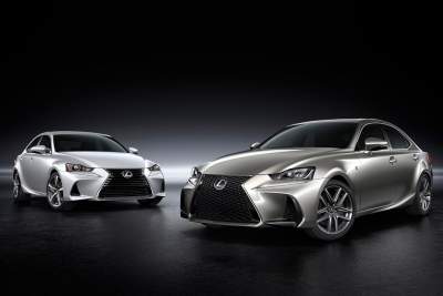 The debut of the new Lexus IS at the Beijing Motor Show