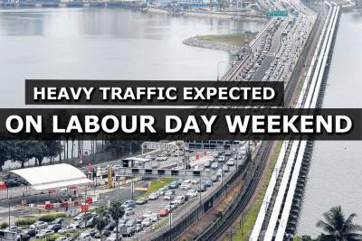 Heavy traffic expected at Tuas and Woodlands checkpoints on Labour Day weekend