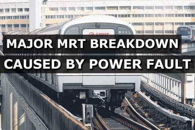 Monday's major MRT breakdown caused by power fault