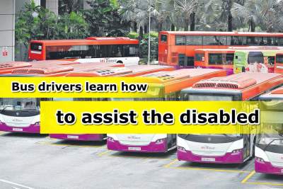 Bus drivers get tips on helping disabled commuters