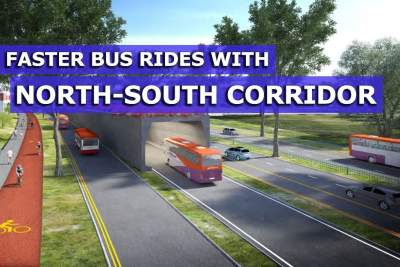 North-South Corridor to bring along faster bus rides from the North