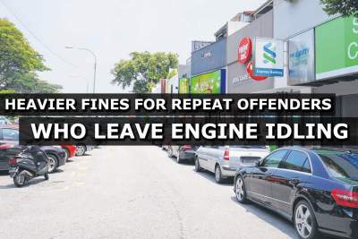 Heavier fines for repeat offenders who leave vehicle engines idling