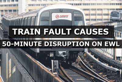 50-minute train disruption between Boon Lay and Joo Koon