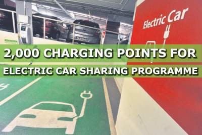 2,000 charging points for electric car sharing to be set up