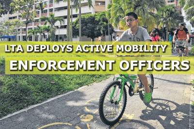 LTA rolls out new enforcement team to deter speedsters on footpaths
