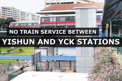 No train service between Yishun and Yio Chu Kang: SMRT