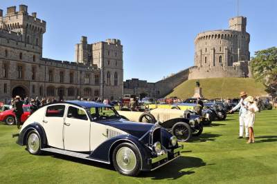 Inaugural British Grand Prix cars gather for the Concours of Elegance 2016