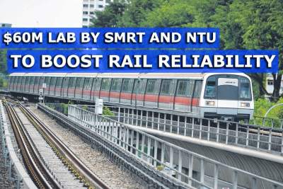$60 million lab set up by SMRT and NTU to improve rail reliability