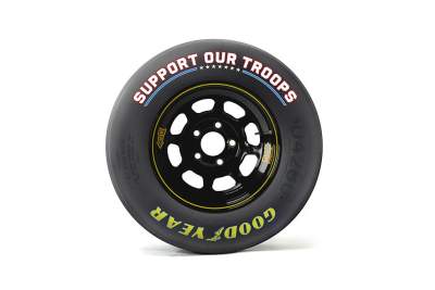 Goodyear transforms NASCAR race tyres to honour U.S.A military