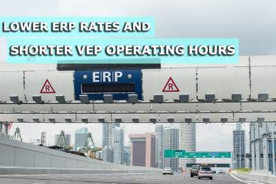 LTA announces lower ERP rates and shorter VEP operating hours