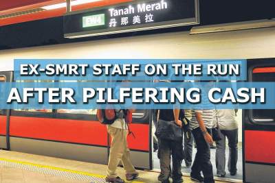 Ex-SMRT employee on the run after allegedly pilfering $20,000