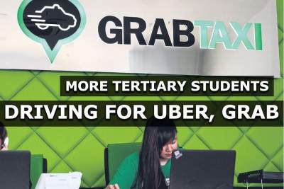 Drawn to flexible hours, more tertiary students driving for Uber and Grab