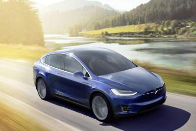 Tesla's Model X makes its U.K. debut at this year's Goodwood Festival of Speed
