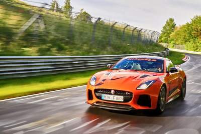 Jaguar goes full-throttle around world-famous Nurburgring with its F-TYPE SVR